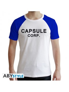 Camiseta blanca y azul Capsule Corp de ABYstyle