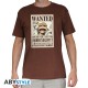 T-shirt Chocolat Luffy Wanted - ONE PIECE - ABYstyle