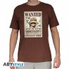 Camiseta Chocolate de Luffy Wanted ONE PIECE