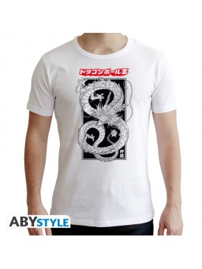 Camiseta blanca Dragon Ball Z con Shenron