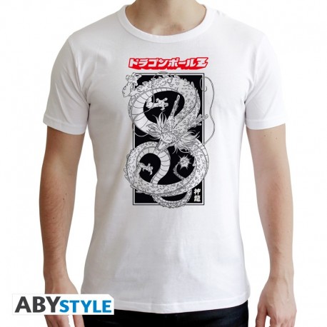 Camiseta blanca Dragon Ball Z con Shenron