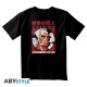 Camiseta negra unisex Attack On Titan con Colossal Titan