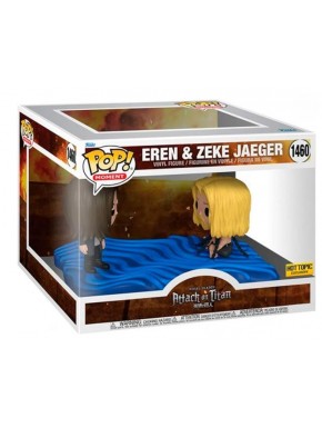 Funko Pop Moment de Ataque de los Titanes con dos personajes