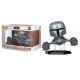 Funko Pop Mandalorien dans N-1 Starfighter en boîte