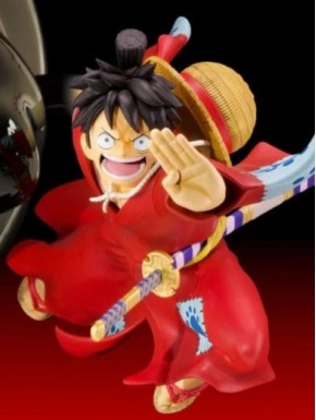 Figura a escala de Monkey D. Luffy de One Piece