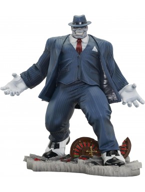 Figura de Mr. Fixit Hulk con traje azul sobre ruleta