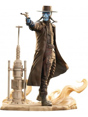 Figura de Cad Bane de Star Wars con blaster y sombrero