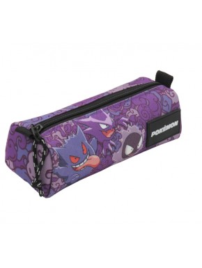 Estuche Pokémon Gengar morado con cremallera