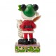 Figura do Mickey Mouse como Papai Noel da Enesco