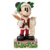 Figura Enesco Disney Papai Noel Mickey