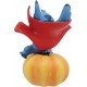 Figura de Stitch vampiro sobre calabaza para Halloween