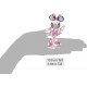 Figura acrílica de Minnie Mouse en rosa