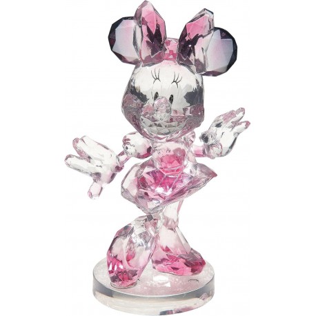 Figura acrílica de Minnie Mouse en rosa