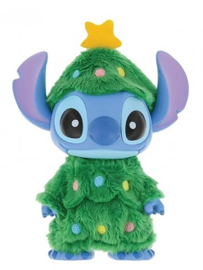 Figura Enesco Disney Stitch vestido de árbol de Navidad