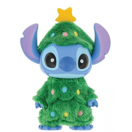 Figura Enesco Disney Stitch vestido de árbol de Navidad