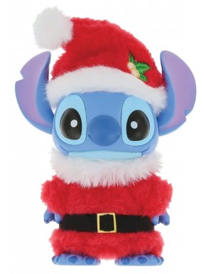 Figura de Stitch de Enesco vestido de Papá Noel