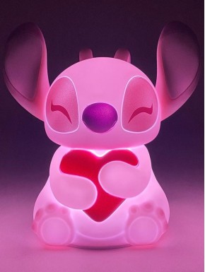 Lámpara táctil rosa de Angel Disney