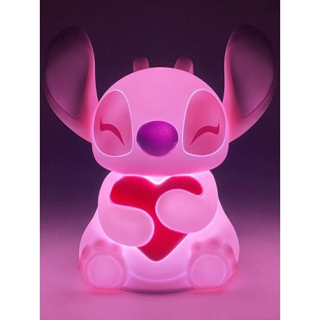 Lámpara táctil rosa de Angel Disney