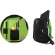 Mochila gaming verde Keep Out BK7 con compartimentos