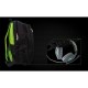 Mochila gaming verde Keep Out BK7 con compartimentos
