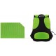 Mochila gaming verde Keep Out BK7 con compartimentos