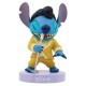 Figura Stitch Elvis con traje amarillo y micrófono