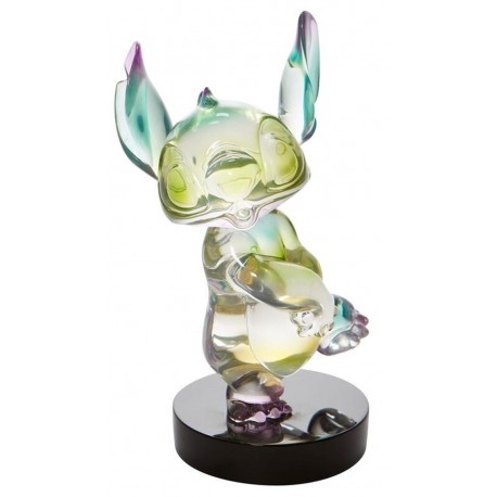 Figura de resina transparente de Stitch decorativa