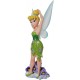 Figura de Tinkerbell com vestido floral e asas iridescentes