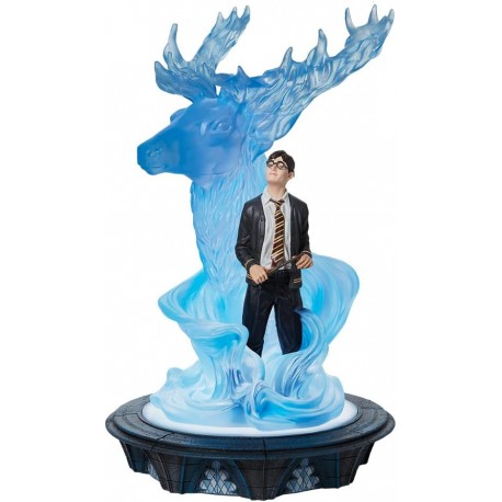 Figura de Harry Potter e Patronus Enesco com luz USB