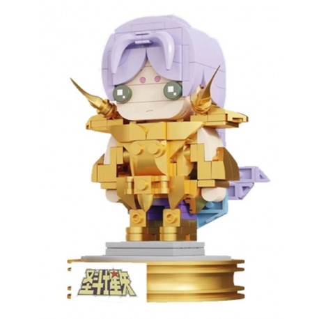 Figurine Chibi Bélier dorée Saint Seiya sur base