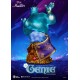 Estátua de 42 cm de Gênio Aladdin em polirresina sobre base dourada