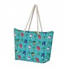 Sac de Plage Sanrio Hello Kitty Palms Turquoise
