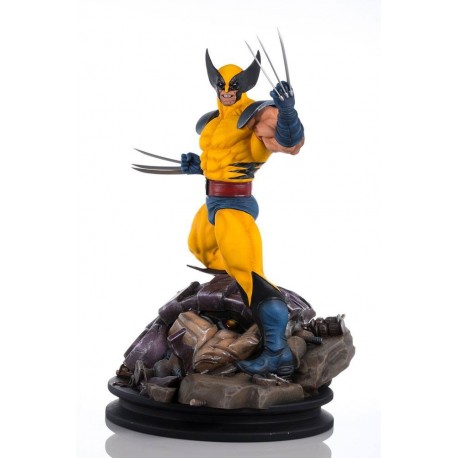 Statue Wolverine 1/6 en costume jaune et bleu