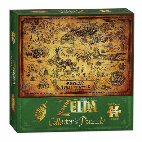 Puzzel Nintendo Zelda Kaart Van Hyrule