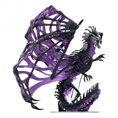 Estátua de Black Dracolich de Dungeons & Dragons