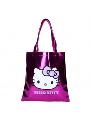 Bolsa metálica rosa Hello Kitty Sanrio