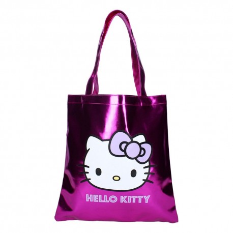 Bolsa metálica rosa Hello Kitty Sanrio