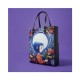 Bolsa canvas de Coraline con diseño floral colorido