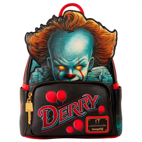 Mochila mini Pennywise de IT con diseño de Derry