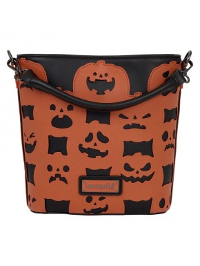 Loungefly Bolsa Transversal Figural Abóbora com design de abóboras