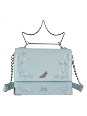 Bolsa azul Cinderela por Loungefly em couro PU