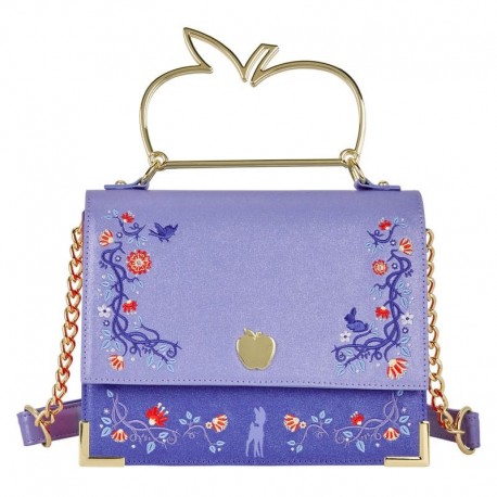 Sac bandoulière violet Blanche-Neige Disney par Loungefly