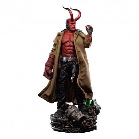 Estatua de Hellboy 1/4 por Iron Studios
