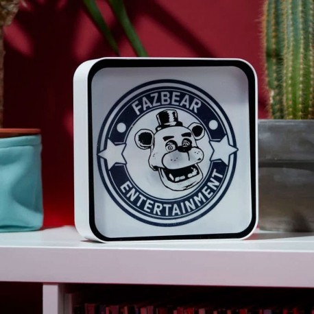 Lampe acrylique Five Nights at Freddy's avec logo Fazbear.