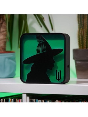 Lampe acrylique Witch Wicked sur fond vert