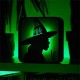 Lampe acrylique Witch Wicked sur fond vert