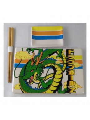 Set de platos y palillos Dragon Ball Z con Shenron