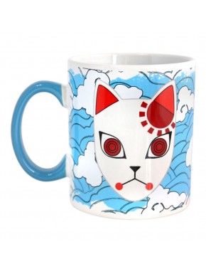 Mug Demon Slayer Tanjiro avec masque et nuages