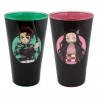Conjunto de 2 Copos Demon Slayer Tanjiro & Nezuko 473 ml