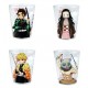 Pack de 4 verres à shots Demon Slayer 59 ml